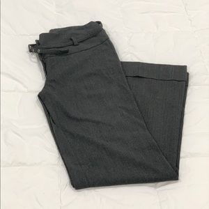 2/$20 Bundle Charcoal grey belted dress pants